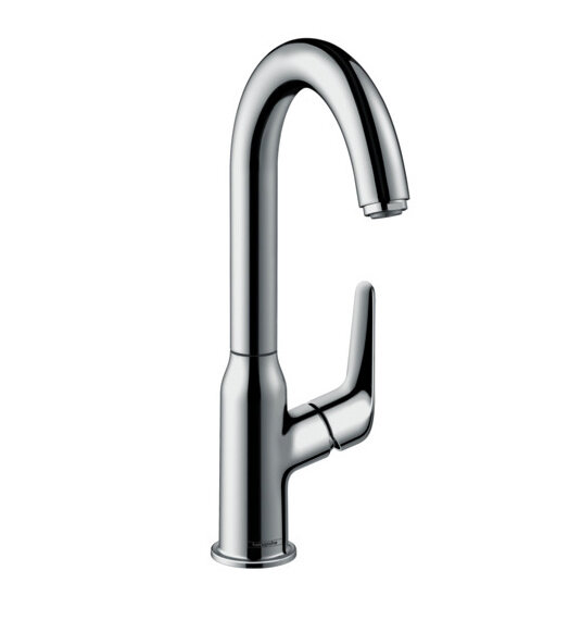 Изображение товара Смеситель для раковины Hansgrohe Novus 71128000 хром однорычажный с поворотным изливом