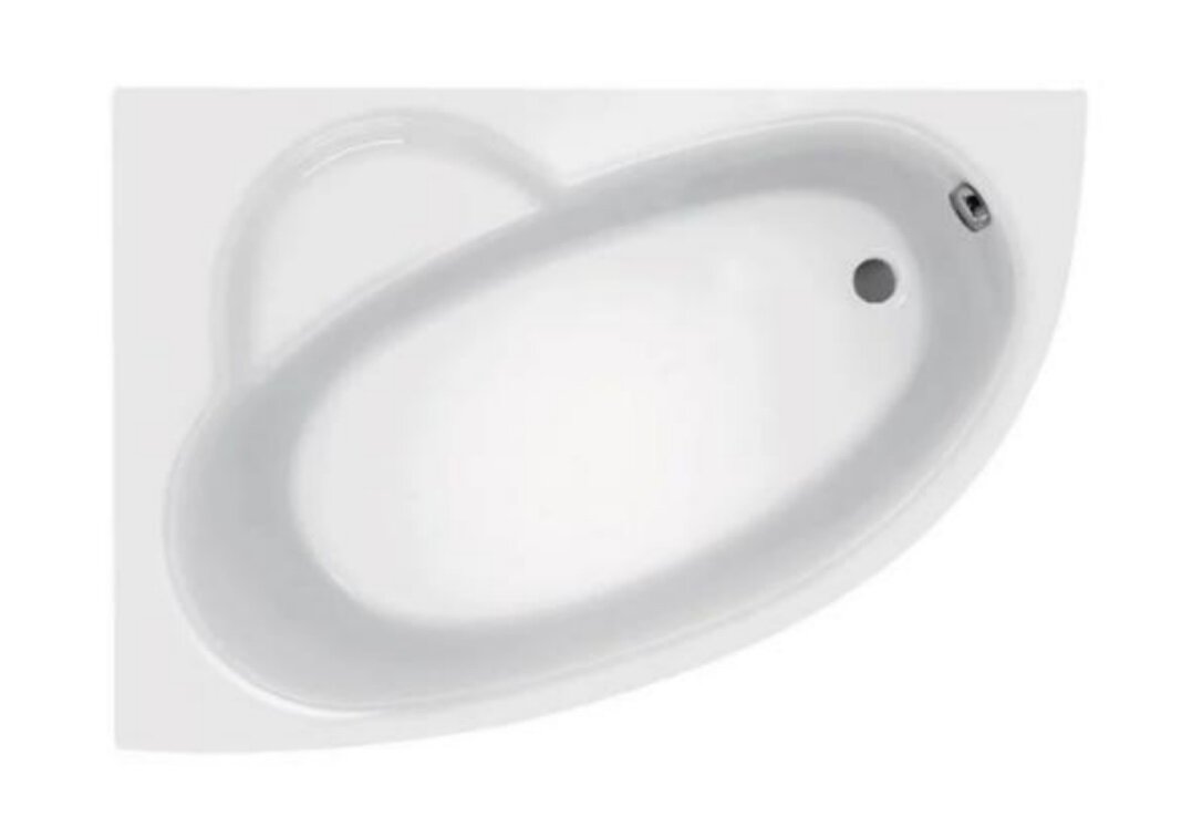 Изображение товара Акриловая ванна Roca Welna 160x100 см, угловая, белая, без гидромассажа