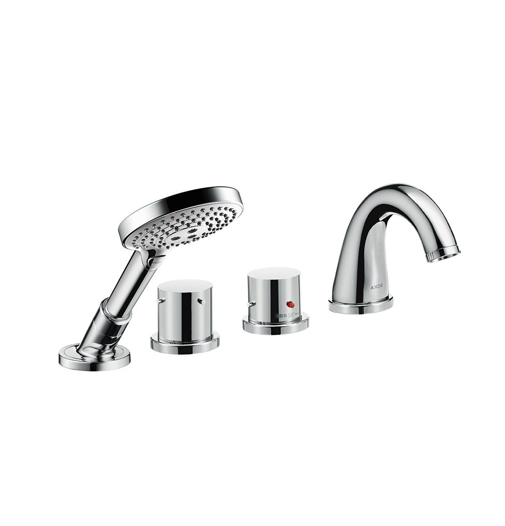 Изображение товара Смеситель для ванны и душа Axor Starck с термостатом и душевым гарнитуром