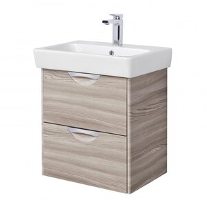 Изображение товара Тумба под раковину Aquaton Сильва 60 см 1A211801SIW60, цвет дуб фьорд