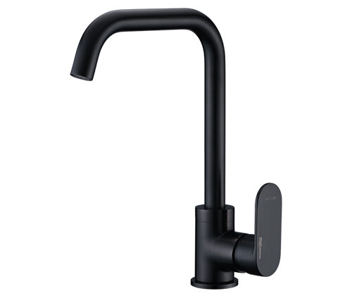 Изображение товара Смеситель WasserKRAFT 7407 для кухни черный однорычажный с керамическим картриджем