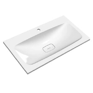 Изображение товара Раковина Uperwood Smile RSmile80wg, 80 см, литьевой мрамор, белая