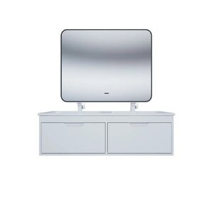Изображение товара Тумба под сдвоенную раковину Uperwood Modul TModul120W, 120 см, подвесная, белая матовая