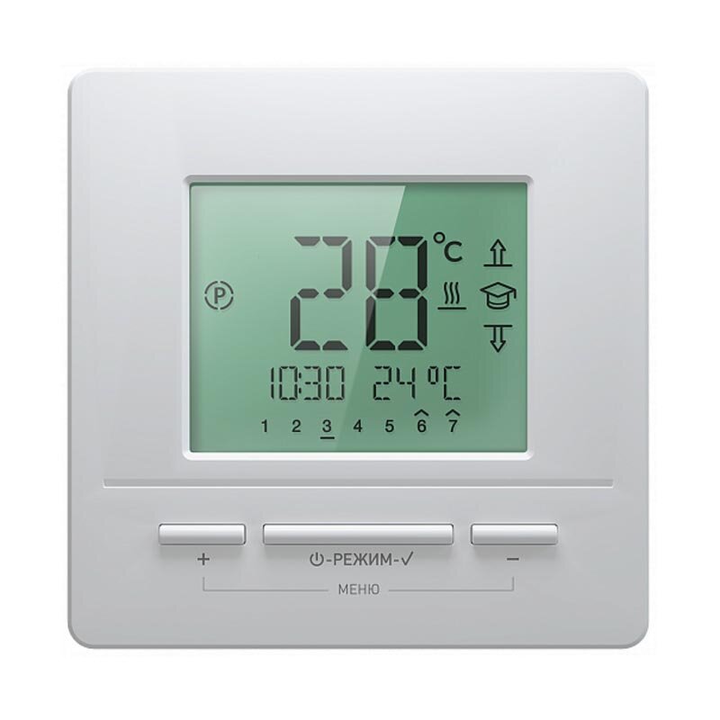 Изображение товара Терморегулятор Теплолюск 721 для теплого пола с программируемыми функциями