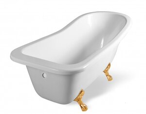 Изображение товара Ванна из литьевого мрамора Эстет Царская 170х73 см отдельностоящая