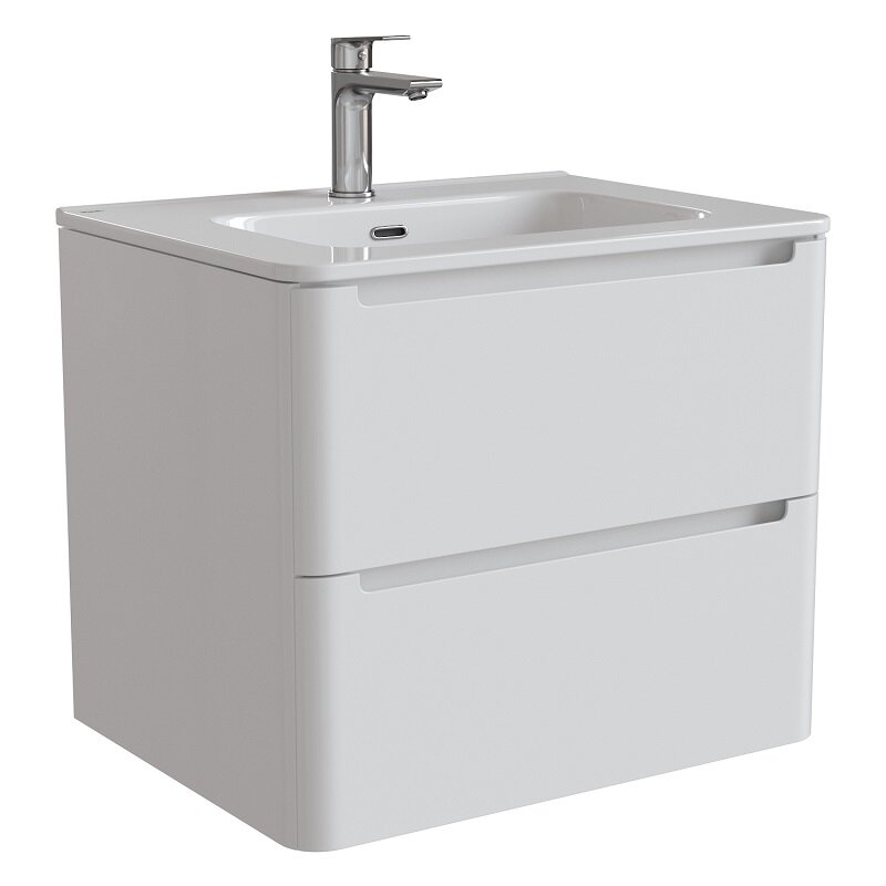 Изображение товара Тумба с раковиной Iddis Edifice EDI60W0i95K, подвесная, белая, 60 см