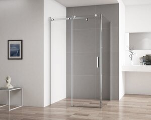 Изображение товара Душевой уголок Cezares Stylus-Soft-AH-1-160/100-C-Cr 160 x 100 x 195 см без поддона