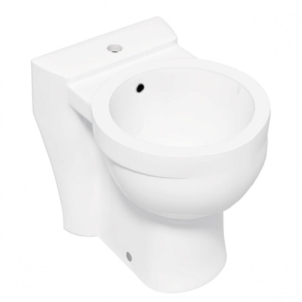 Изображение товара Напольное биде Kirovit Омега/Олимп белое для ванной комнаты