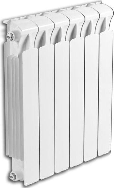 Изображение товара Радиатор Rifar Monolit 500 6 секций биметалл боковое подключение Россия