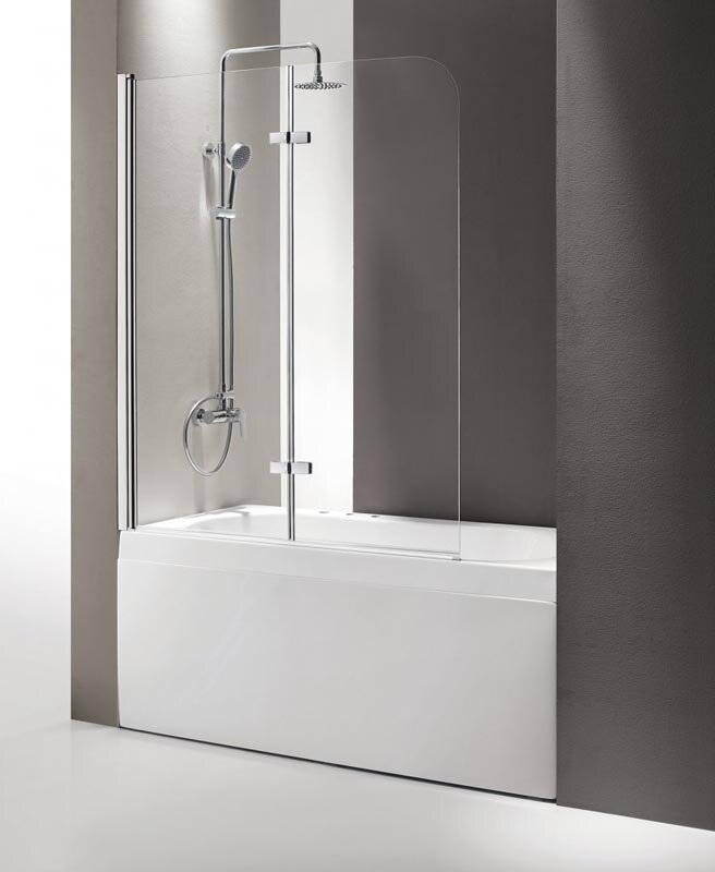Изображение товара Душевая шторка на ванну Cezares Eco-O-V-21-120/140-C-Cr 120x140 см стекло прозрачное Изображение товара Душевая шторка на ванну Cezares Eco-O-V-21-120/140-C-Cr 120x140 см стекло прозрачное