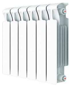 Изображение товара Радиатор биметаллический Rifar Monolit Ventil 500 6 секций, нижнее правое подключение, MVR500-06