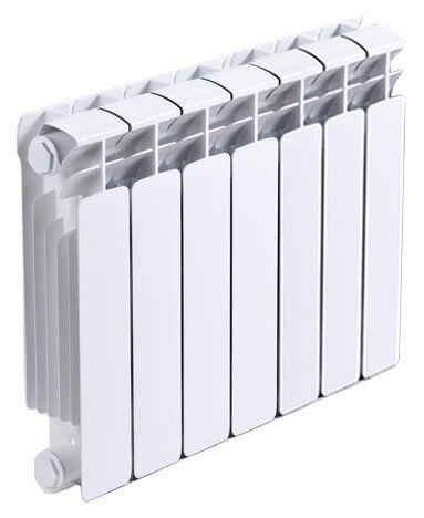 Изображение товара Радиатор биметаллический Rifar Base 500 7 секций боковое подключение