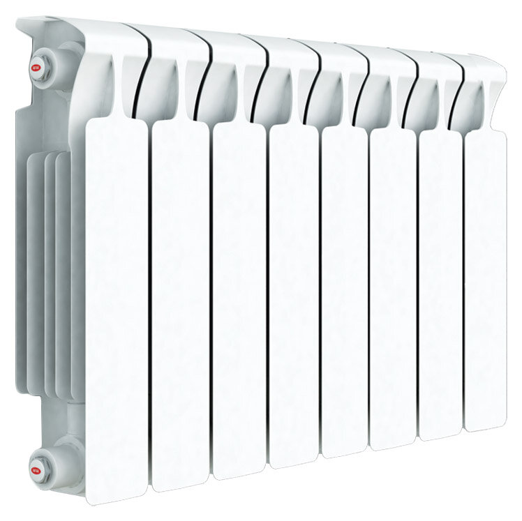 Изображение товара Радиатор биметаллический Rifar Monolit Ventil 350 8 секций нижнее левое подключение
