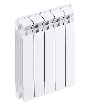 Изображение товара Биметаллический радиатор Rifar Base 350 5 секций боковое подключение