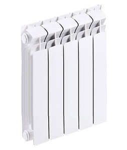 Изображение товара Радиатор биметаллический Rifar Base 350 5 секций, боковое подключение, B350-05
