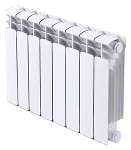 Изображение товара Радиатор биметаллический Rifar Base Ventil 350 8 секций, нижнее правое подключение, BVR350-08