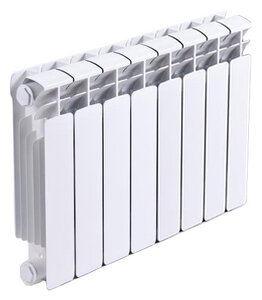 Изображение товара Радиатор биметаллический Rifar Base 350 8 секций, боковое подключение, B350-08
