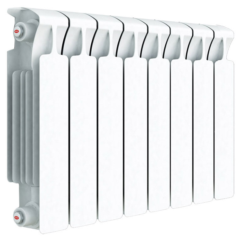Изображение товара Радиатор биметаллический Rifar Monolit Ventil 500 8 секций нижнее левое подключение
