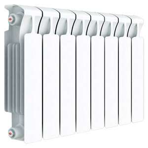 Изображение товара Радиатор биметаллический Rifar Monolit Ventil 500 8 секций, нижнее левое подключение, MVL500-08