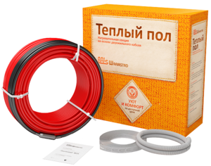 Изображение товара Нагревательный кабель Теплолюкс Warmstad WSS для теплого пола: площадь обогрева 1.8 кв.м., мощность 150 Вт