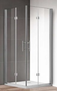Изображение товара Душевой уголок Cezares Eco-O-AS-2-100-C-Cr 100x100x195 см без поддона
