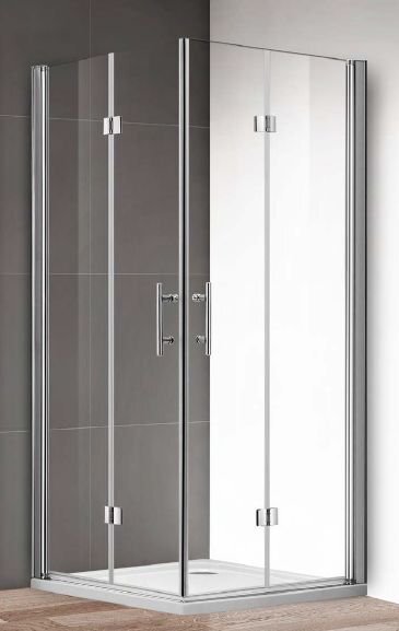 Изображение товара Душевой уголок Cezares Eco-O-AS-2-80-C-Cr 80x80 см хром с регулируемым профилем