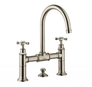 Изображение товара Смеситель для раковины Axor Montreux 16510000 никель ретро стиль Германия