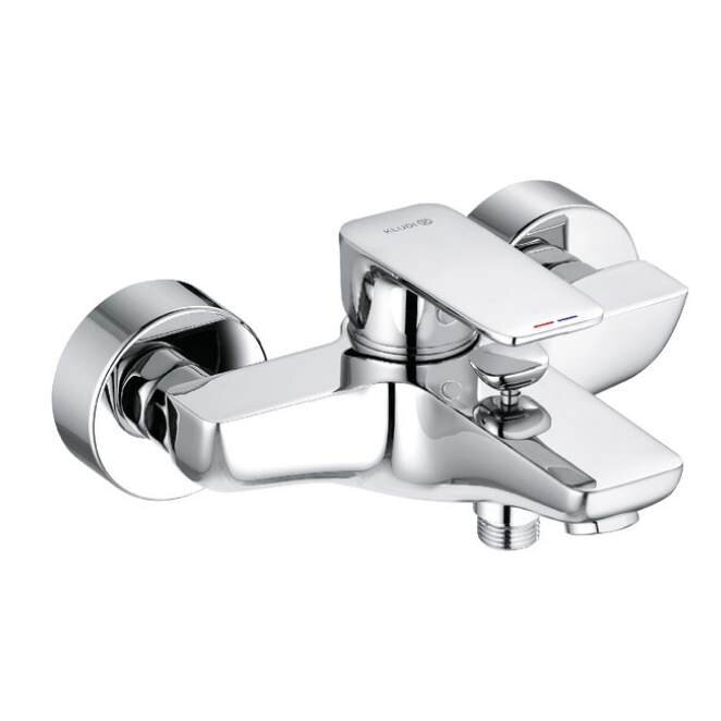 Изображение товара Смеситель для ванны и душа Kludi Pure&Style 406810575 Изображение товара Смеситель для ванны и душа Kludi Pure&Style 406810575