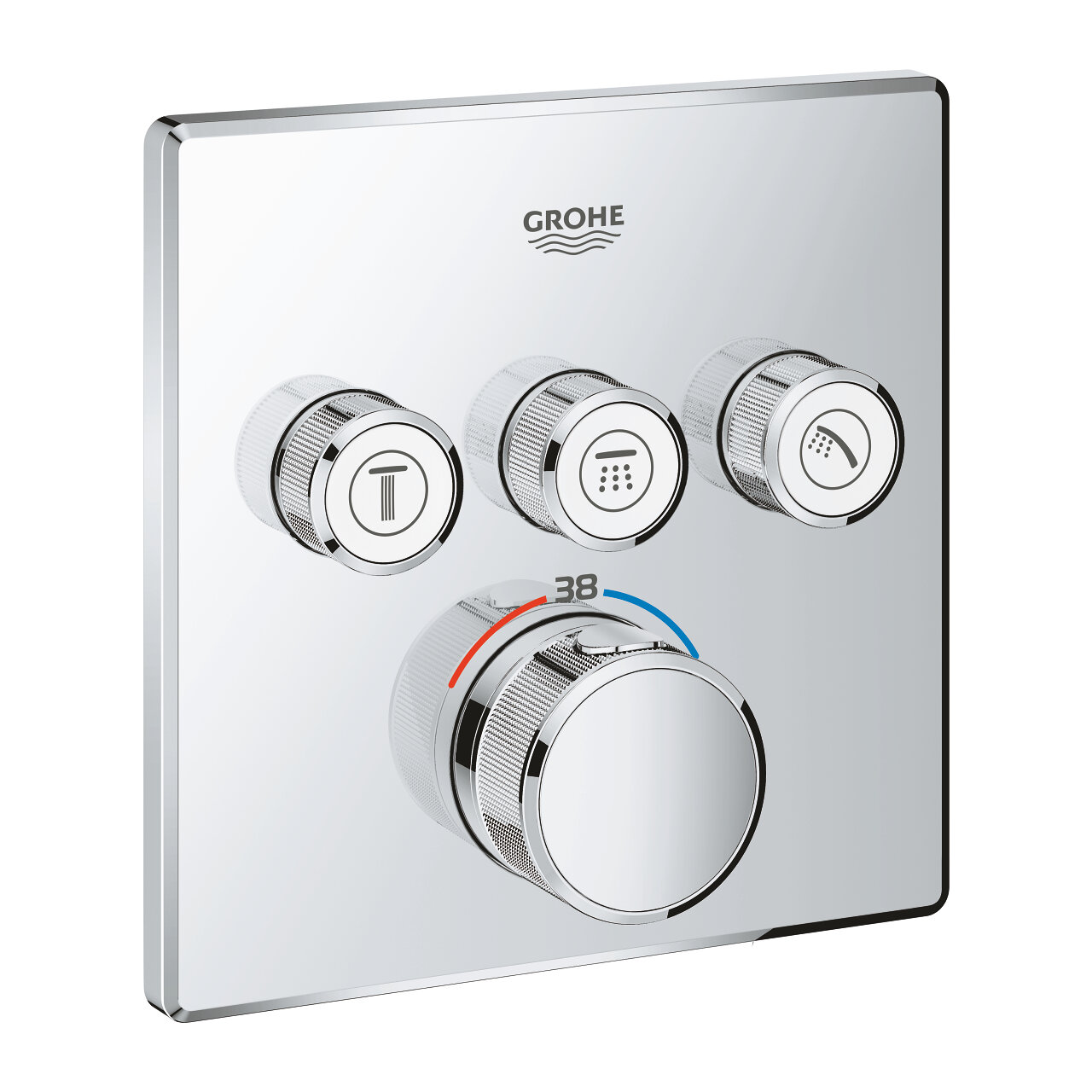 Изображение товара Термостат для ванны и душа Grohe Grohtherm Smartcontrol 29126000 хром