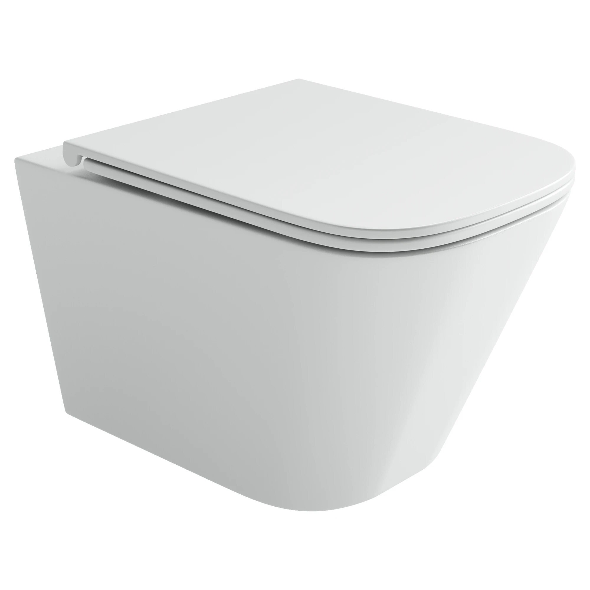 Изображение товара Подвесной унитаз Ceramicanova Союз CN4009TMW, смыв Торнадо, сиденье микролифт, белый матовый