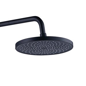 Изображение товара Верхний душ BOND Куб B01-9988, 23.5 x 23.5 см, 1 режим, цвет черный матовый
