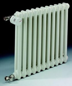 Изображение товара Радиатор Zehnder Charleston 2056 18 секций, боковое подключение, белый, 2056/18/№1270/RAL 9016 3/4