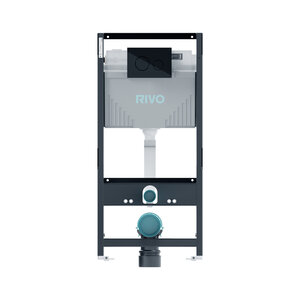 Изображение товара Инсталляция для унитаза Rivo Set A 200001.5, клавиша черная
