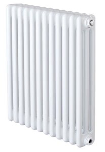 Изображение товара Радиатор Zehnder Charleston 3057 14 секций, боковое подключение, белый, 3057/14/№1270/RAL 9016 3/4