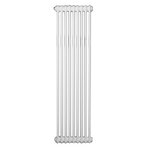 Радиатор Zehnder Charleston Completto 2180 8 секций, нижнее левое подключение, встроенный термовентиль, белый, C2180/08/V001/RAL 9016 - фото 1