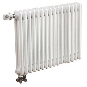 Изображение товара Радиатор Zehnder Charleston Completto 3057 12 секций, нижнее левое подключение, со встроенным термовентилем, белый, C3057/12/V001/RAL 9016