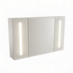 Изображение товара Зеркальный шкаф Jacob Delafon Madeleine EB2208-NF, 100 см, LED подсветка, сенсор, цвет белый
