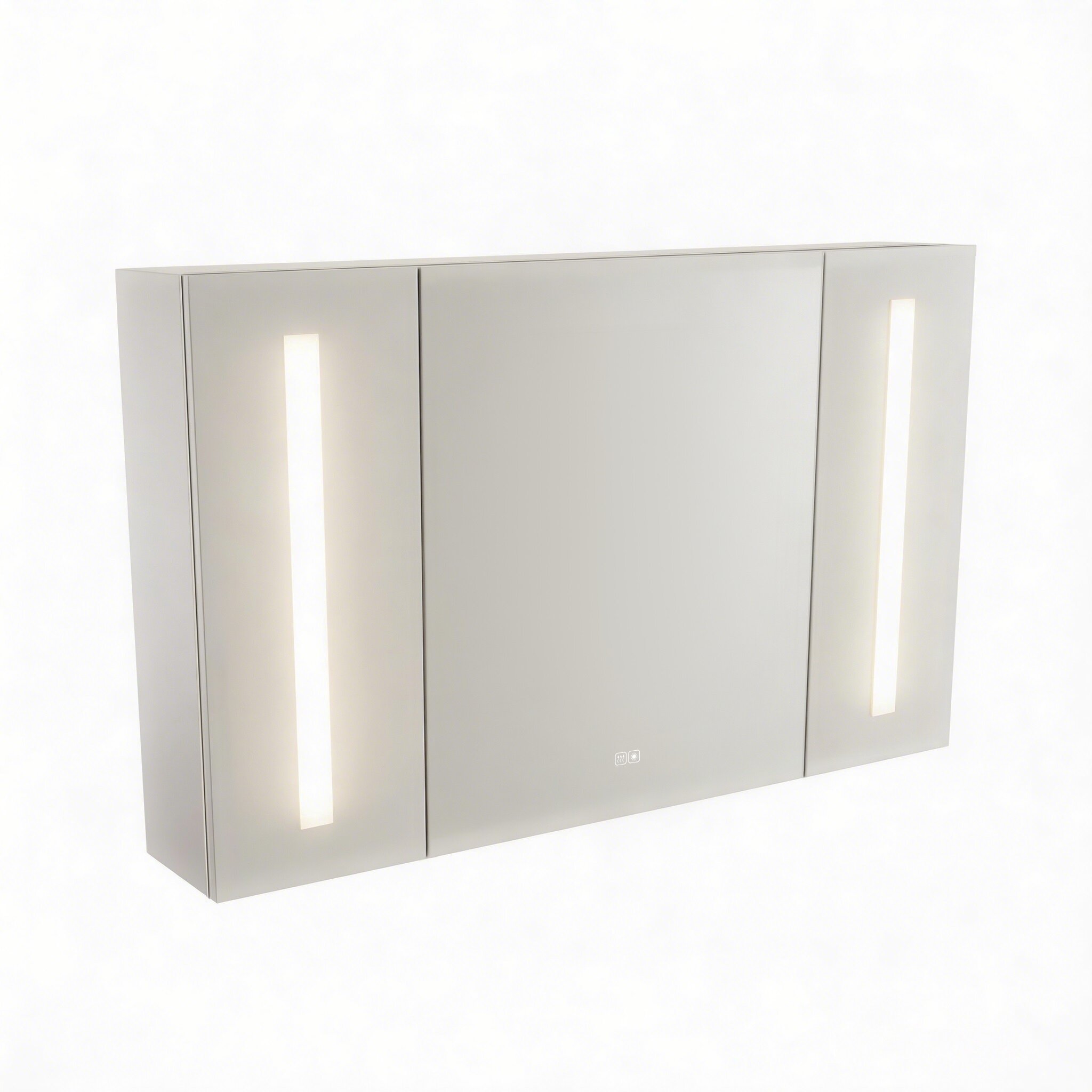 Изображение товара Зеркальный шкаф Jacob Delafon Madeleine EB2209-NF, 120 см, LED подсветка, сенсор, цвет белый Изображение товара Зеркальный шкаф Jacob Delafon Madeleine EB2209-NF, 120 см, LED подсветка, сенсор, цвет белый