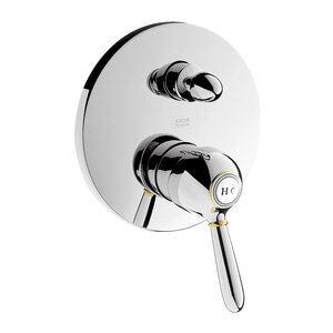 Изображение товара Смеситель для ванны и душа Axor Carlton, 17415090, хром/золото