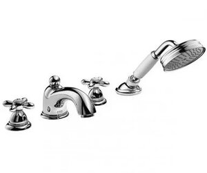 Изображение товара Смеситель для ванны и душа Axor Carlton 17451000 хром монтаж на борт