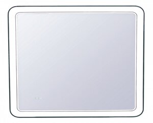 Изображение товара Зеркало Style Line Атлантика 100 СС-00000669, 100 см, подвесное, с подсветкой и часами