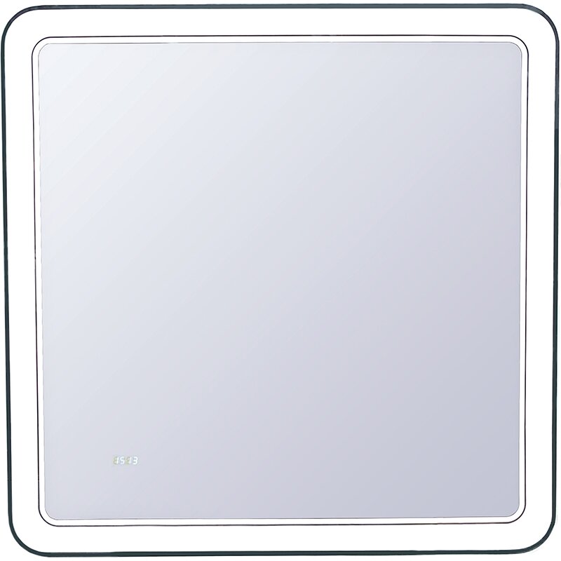 Изображение товара Зеркало El Fante Атлантика 80x80 с подсветкой и часами Изображение товара Зеркало El Fante Атлантика 80x80 с подсветкой и часами