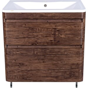 Изображение товара Тумба под раковину Style Line Атлантика 80 ЛС-00000665 Люкс Plus, 80 см, напольная, старое дерево