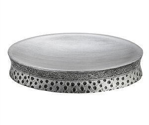 Изображение товара Мыльница WasserKRAFT Salm овальная настольная из полирезина хромированный дизайн Германия