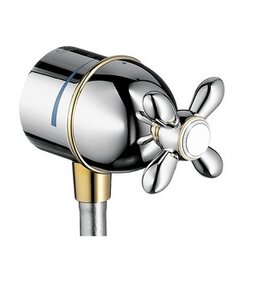 Изображение товара Шланговое подсоединение Axor Carlton 17883090, хром с золотом