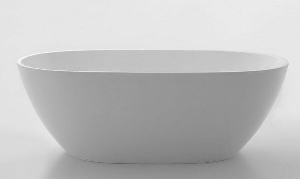 Изображение товара Акриловая ванна BelBagno 150x75 см овальная отдельно стоящая белая