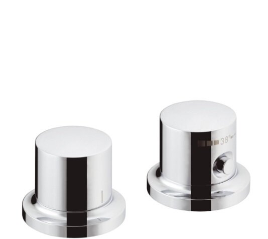 Изображение товара Смеситель для ванны и душа Axor Massaud, 18480000, термостатический, на борт ванны, хром