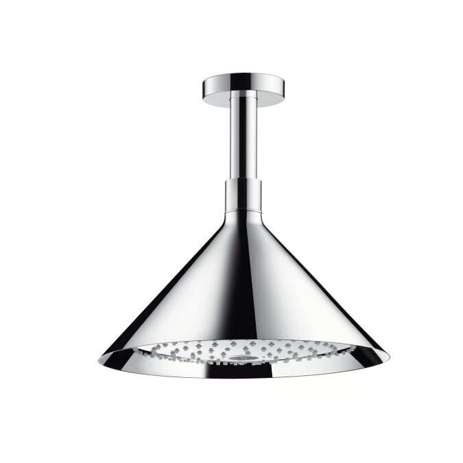Изображение товара Верхний душ Axor Showerpipe Front 26022000, 27,9x27,9 см, 2 режима струи, с держателем Изображение товара Верхний душ Axor Showerpipe Front 26022000, 27,9x27,9 см, 2 режима струи, с держателем