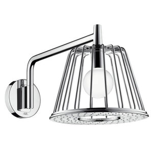 Изображение товара Верхний душ Axor LampShower/Nendo 26031000, 27,5x27,5 см, 1 режим струи, с держателем