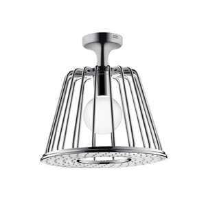 Изображение товара Верхний душ Axor LampShower/Nendo 26032000, размер 27,5x27,5 см, Rain, с освещением